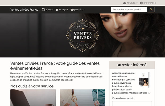 Aperçu de Ventes privées France